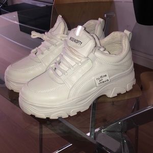 White sneakers